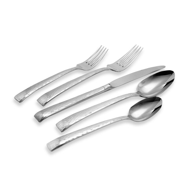 Hampton Forge Signature Brocade Feather 20-Piece Flatware Set