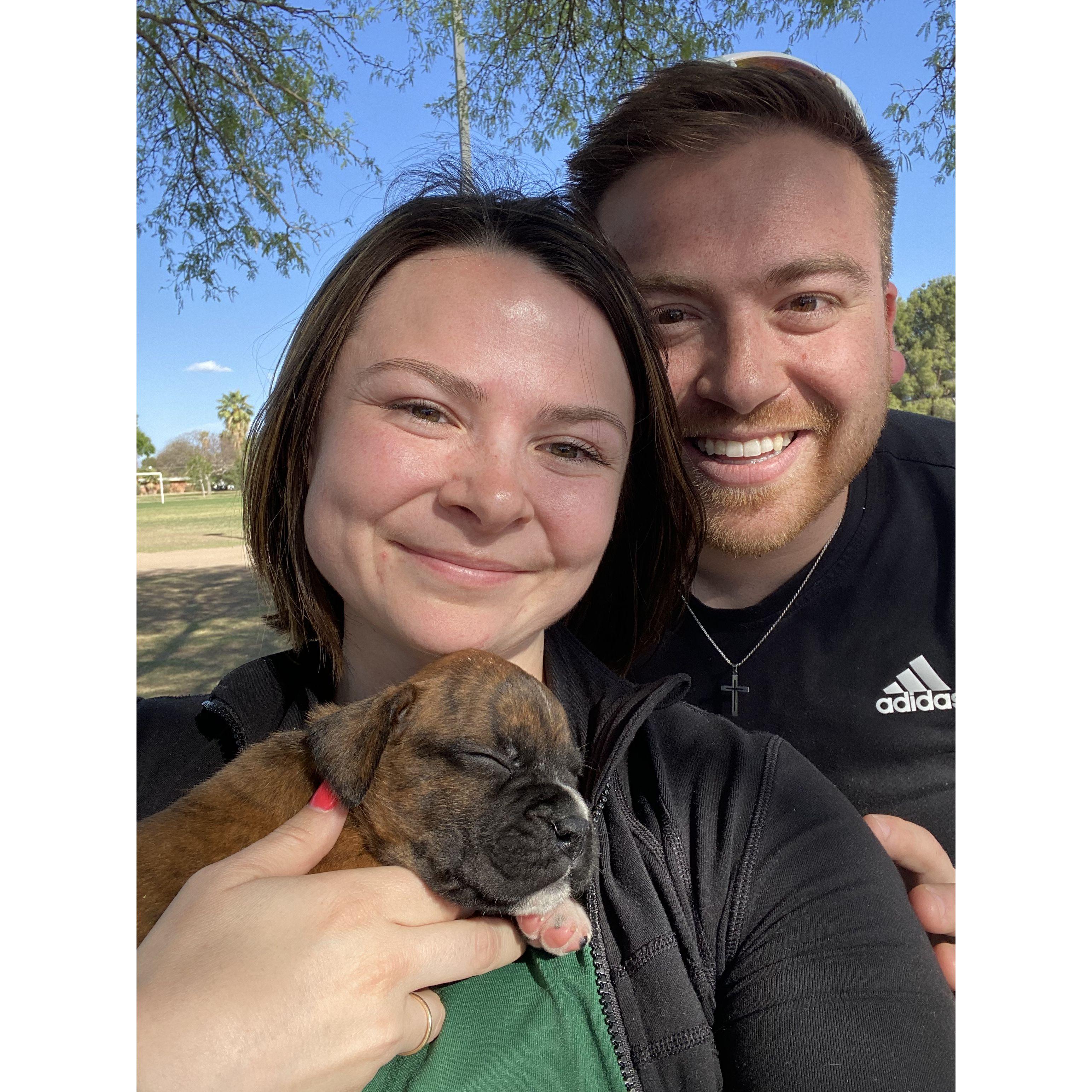 Meeting Joey for the first time