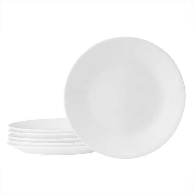 Corelle®Winter Frost White 6.75" Appetizer Plates, 6-pack