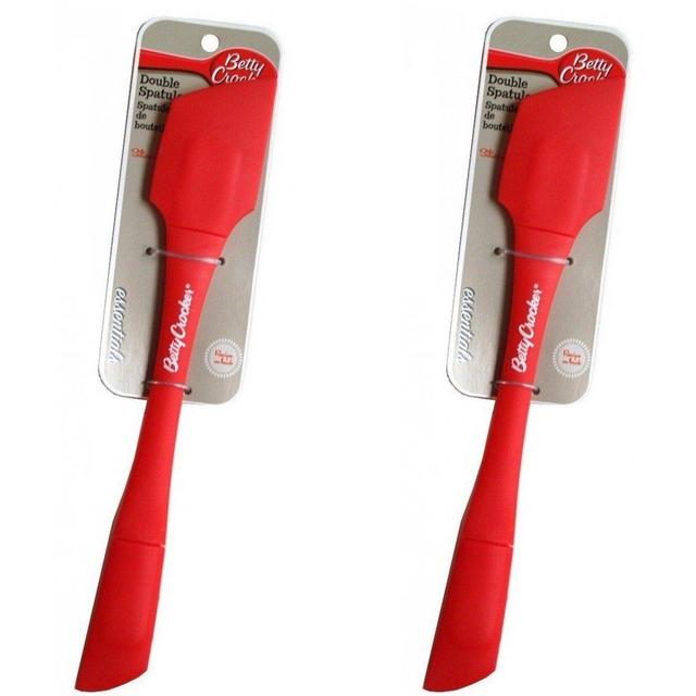 Betty Crocker Silicone Double Spatula (2 Pack)
