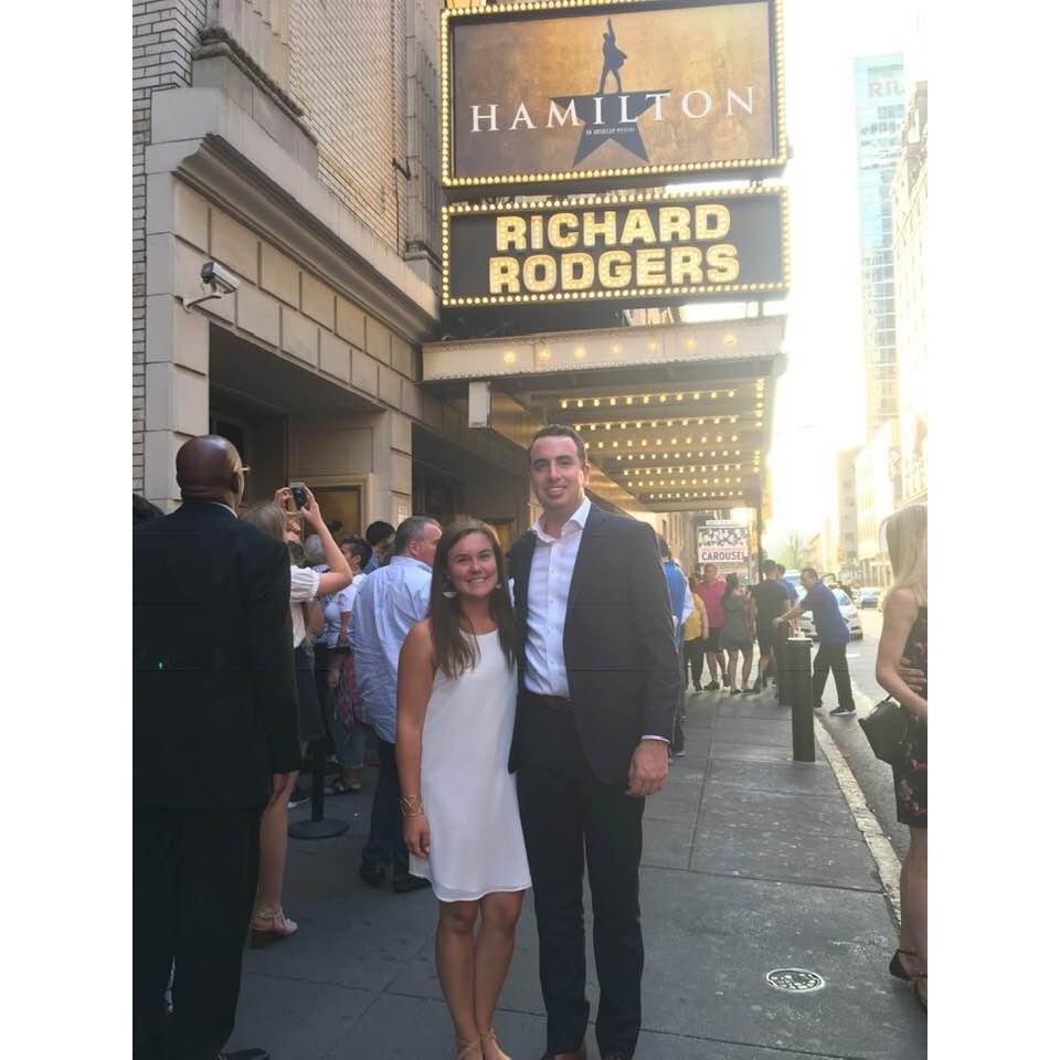 Hamilton, Richard Rodgers Theater 
New York, New York