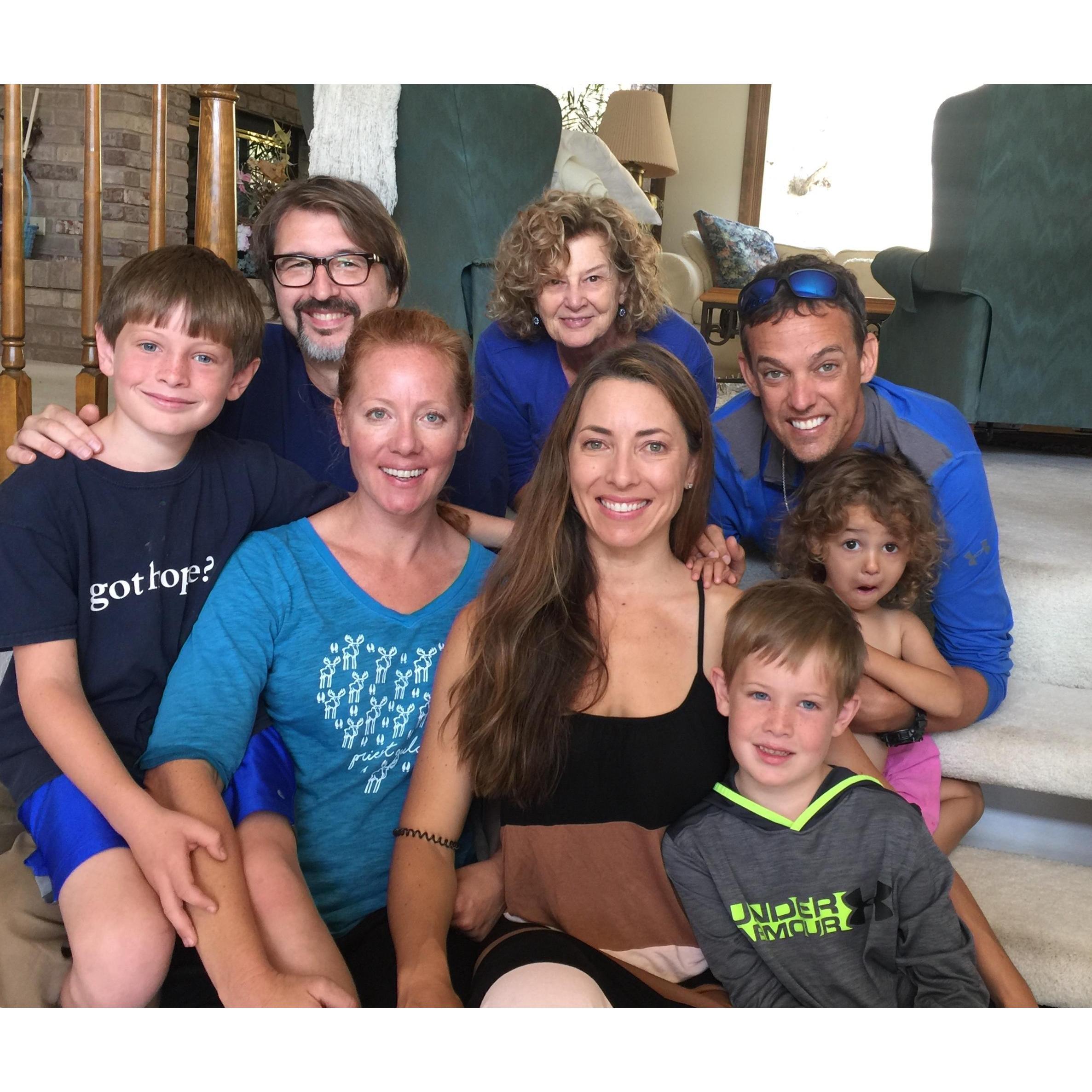Jack, Russ, Sheri, Trey, Samantha, Dee, Shiloh, Colt.
Summer 2018