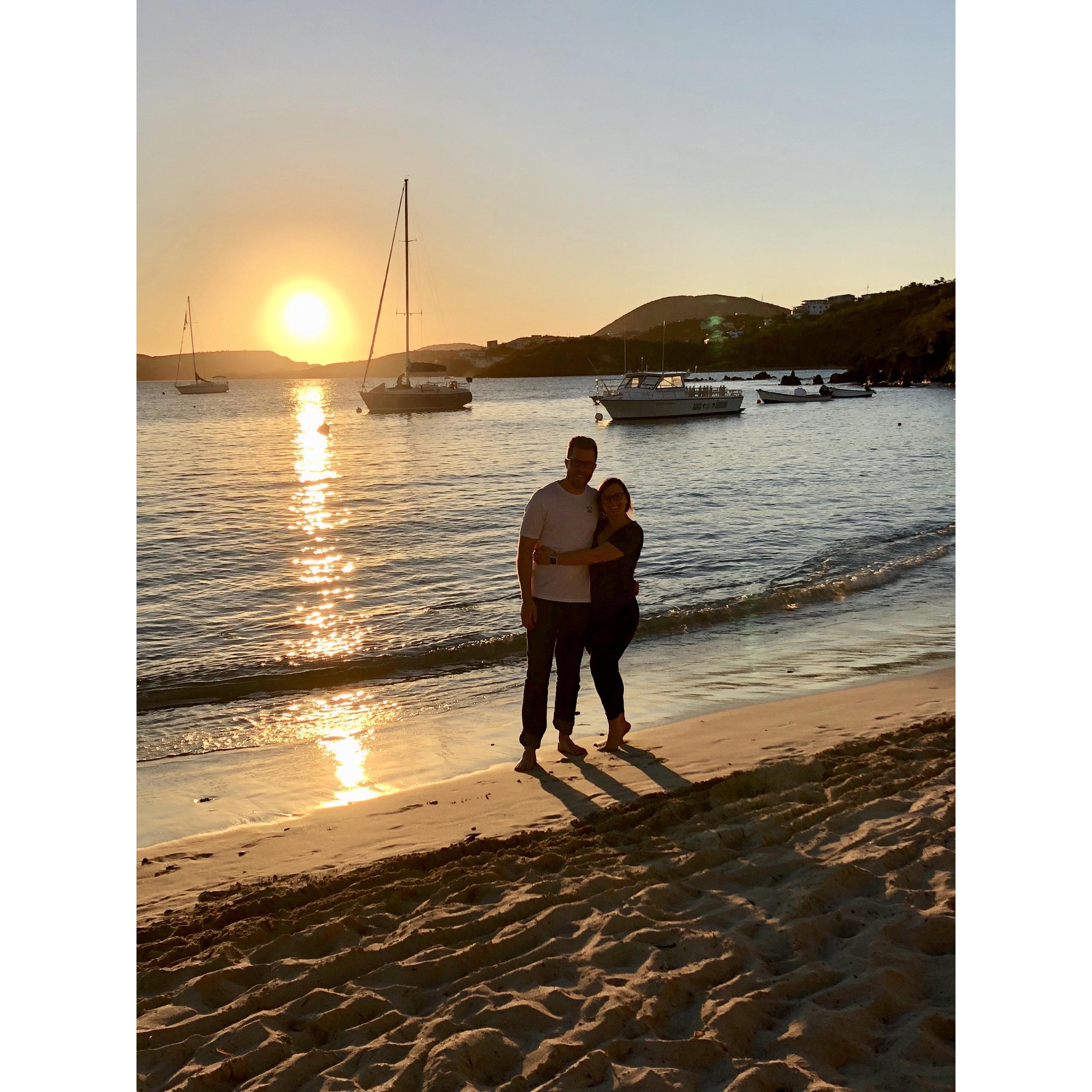 The first time we visited St. Thomas together for Alex's 30th birthday and fell in love with the island.