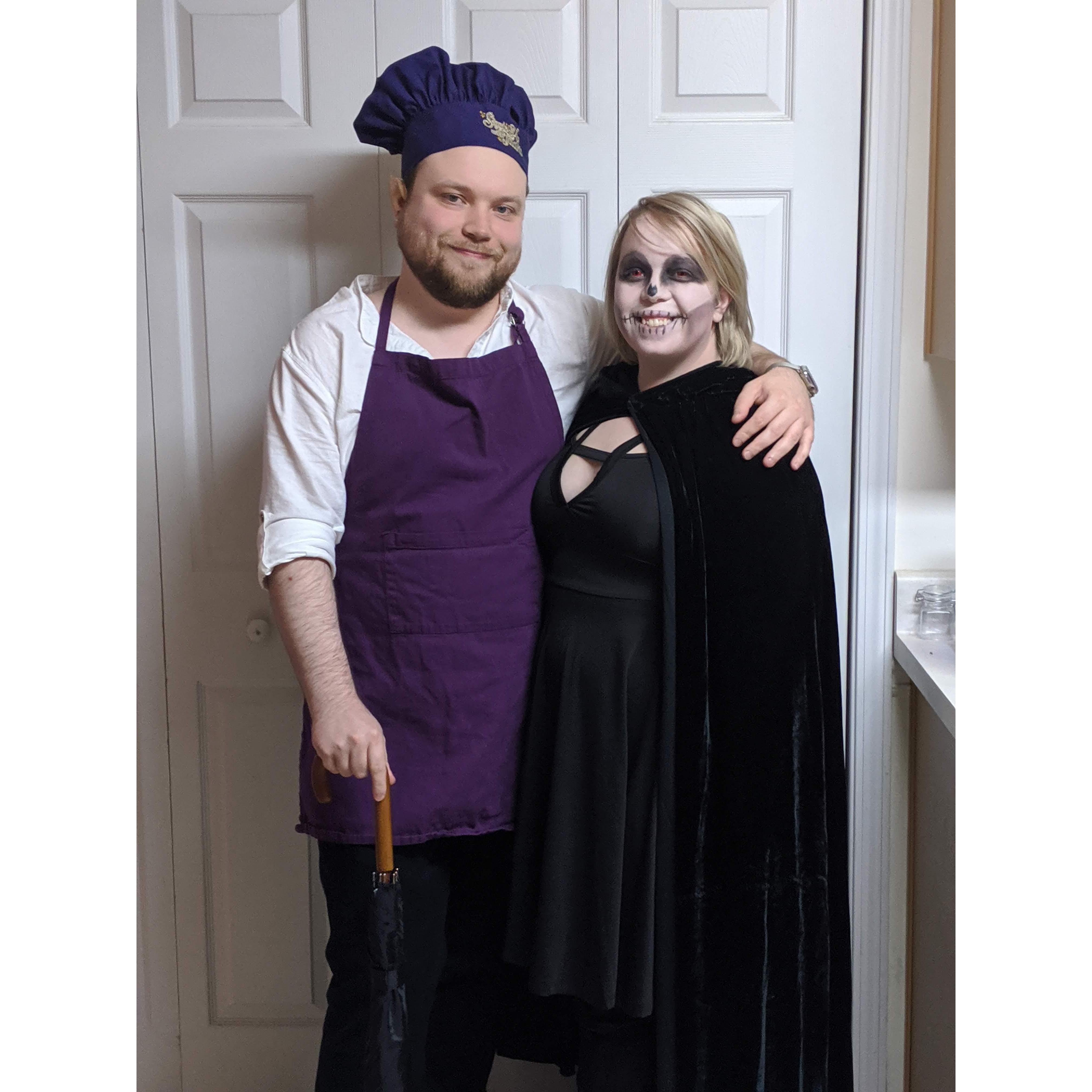Our first Halloween and couple's costume together! Based on a podcast we both love called The Adventure Zone.