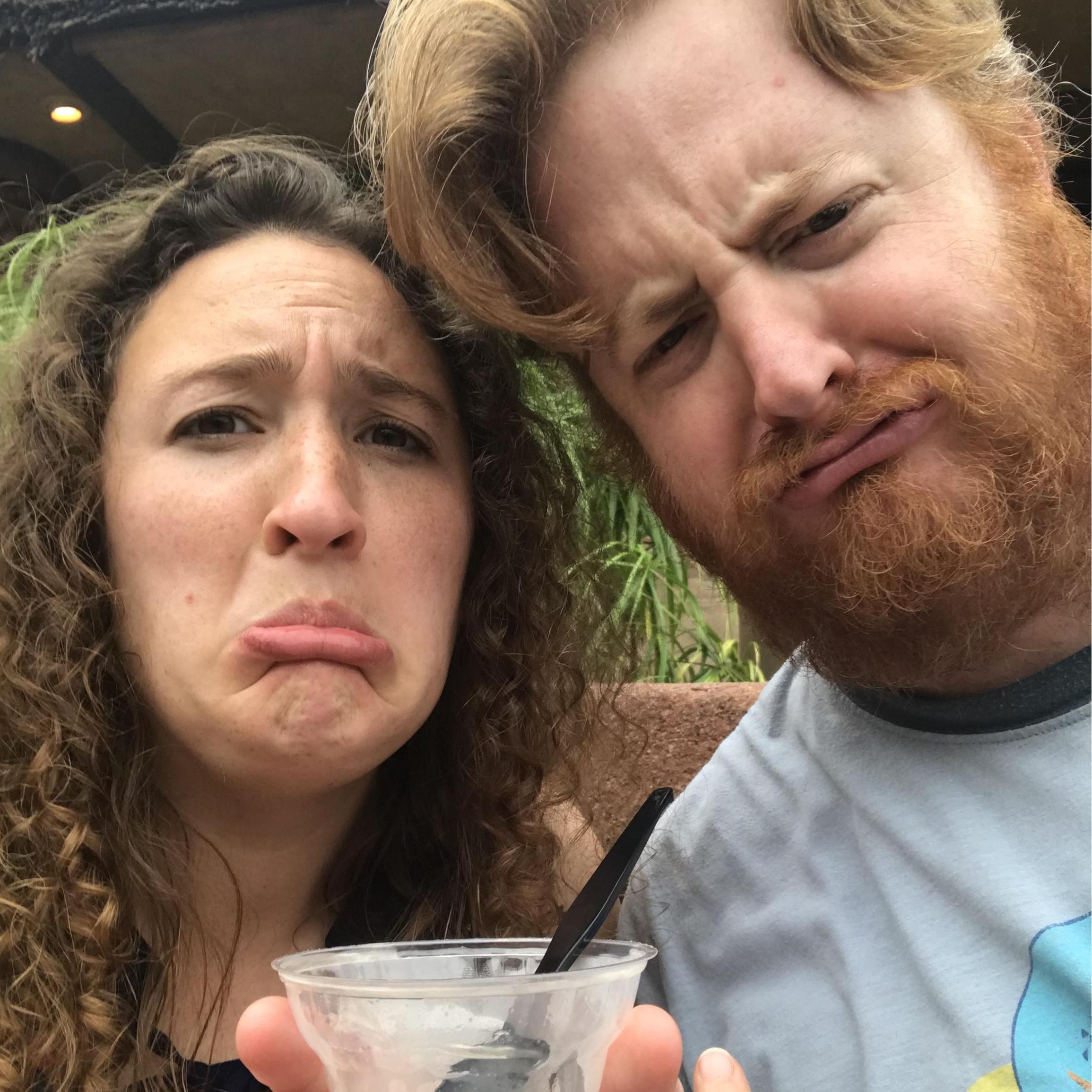 We are out of ice cream.  We do not like being out of ice cream.