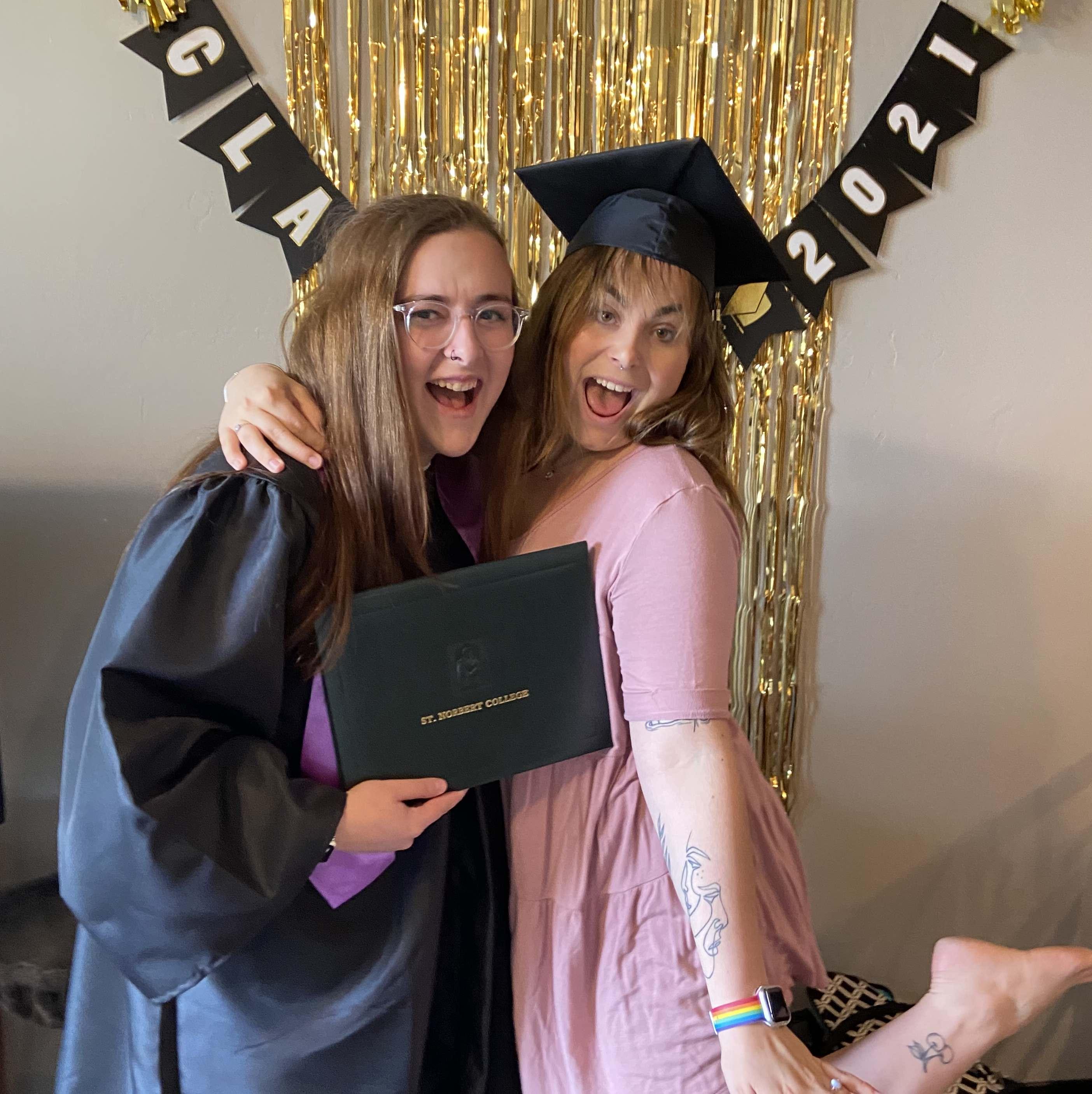 Randi actually graduated! Who would've known?! May 16th, 2021