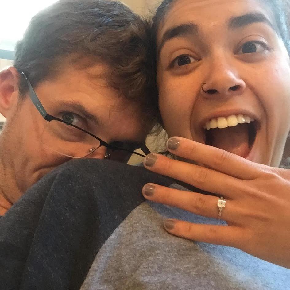Home, a poor attempt at a self-engagement photo session