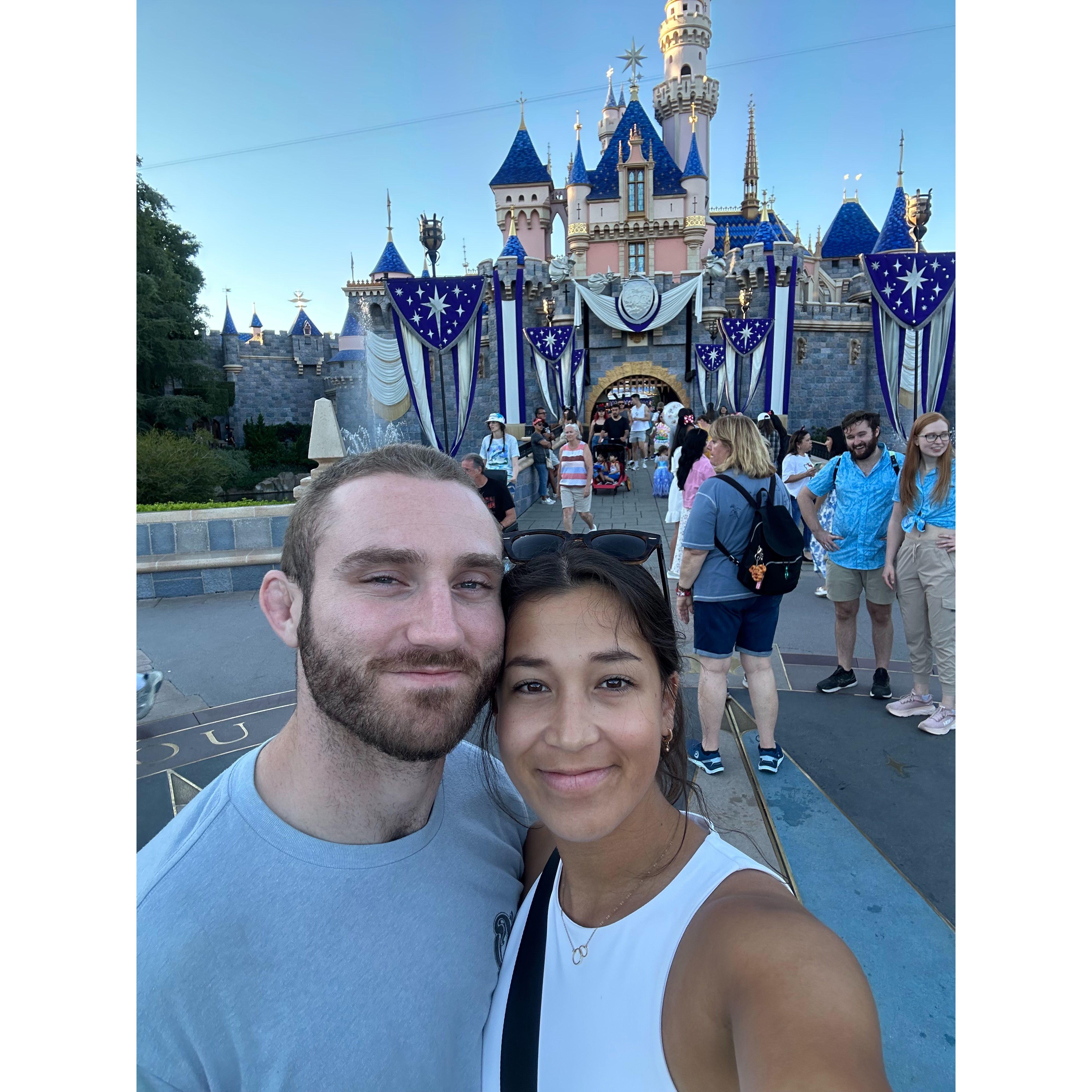 August 25th, 2023 _ Our first Disney Trip together (we squeezed it in on the way to Dallas)