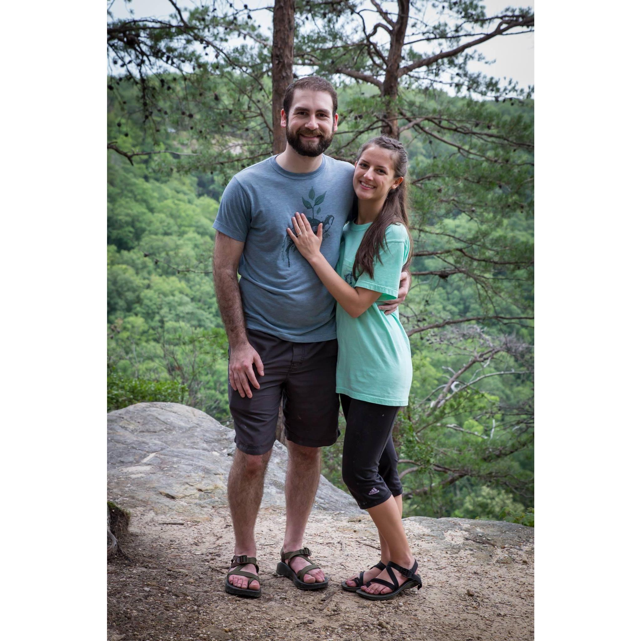 The proposal at Foster Falls