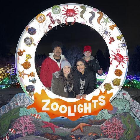 Our first double date, December 2021