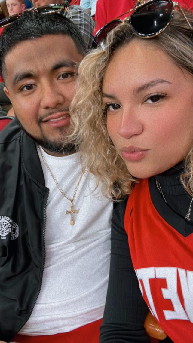 Our first Houston Rockets Game 

•Toyota Center