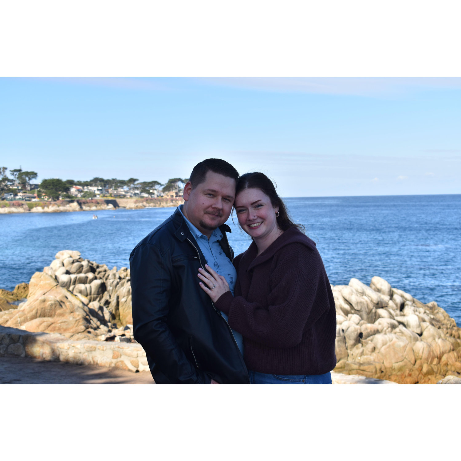 He popped the question at Lover's Point, Monterey, 2023