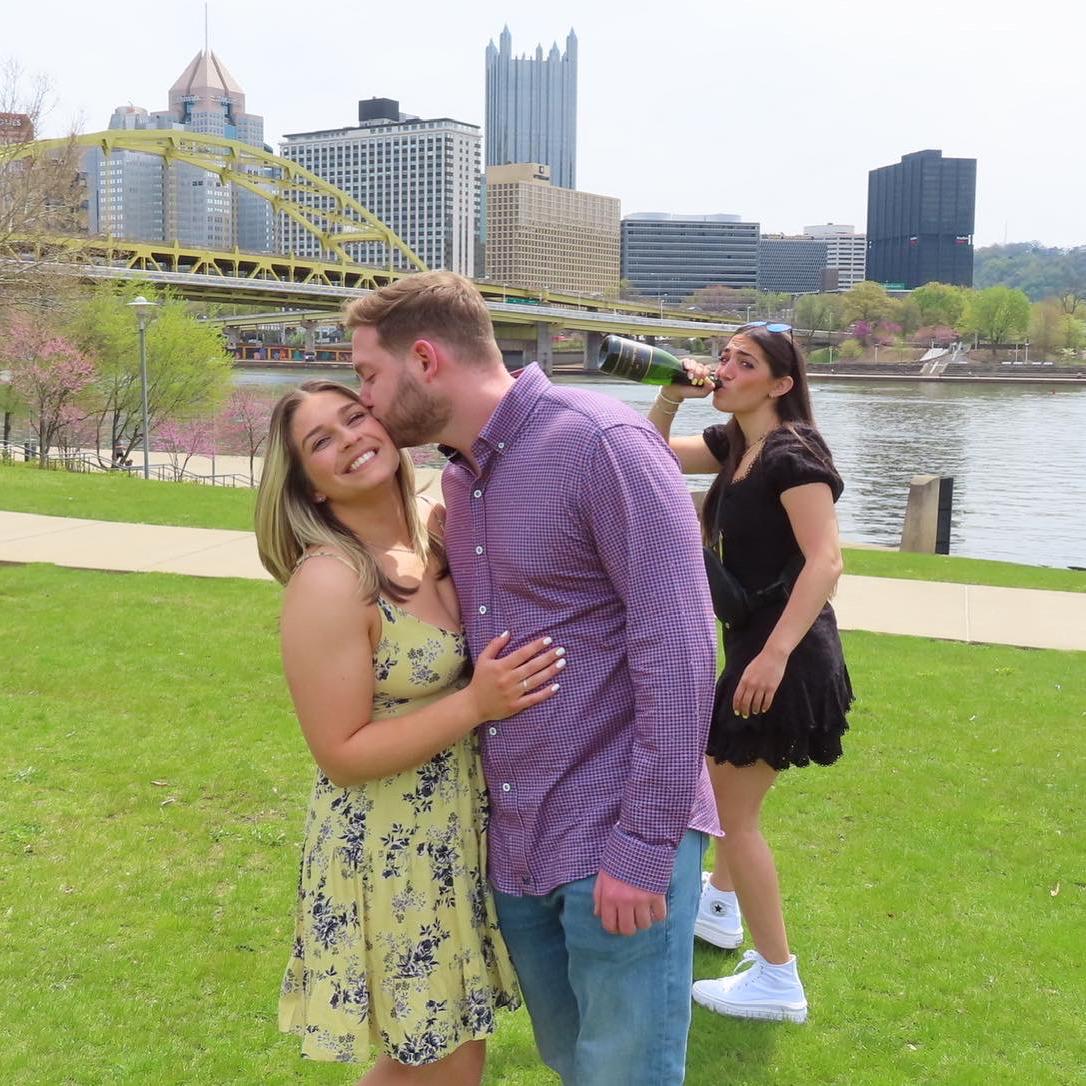 Post-graduation smooches.
April 30, 2022