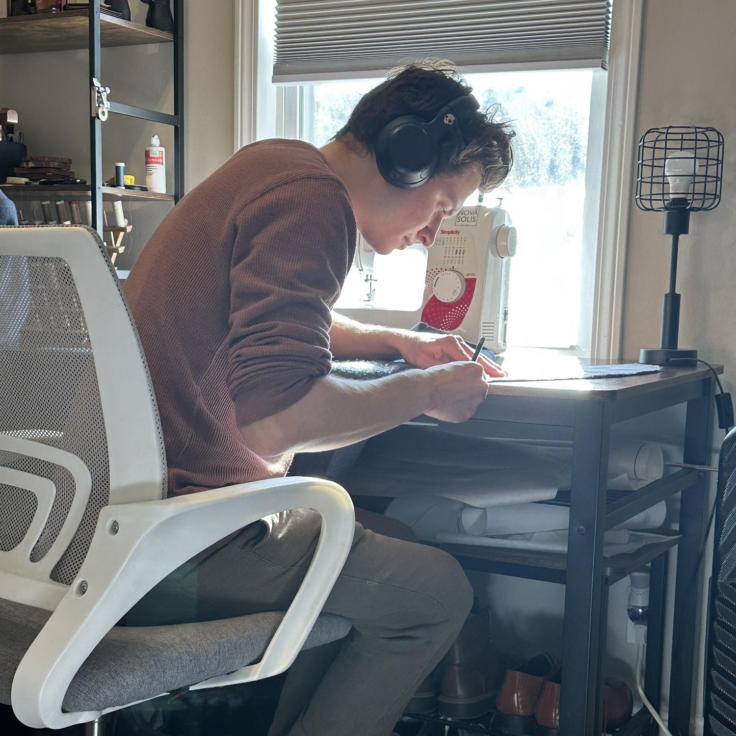 Sewing in action
