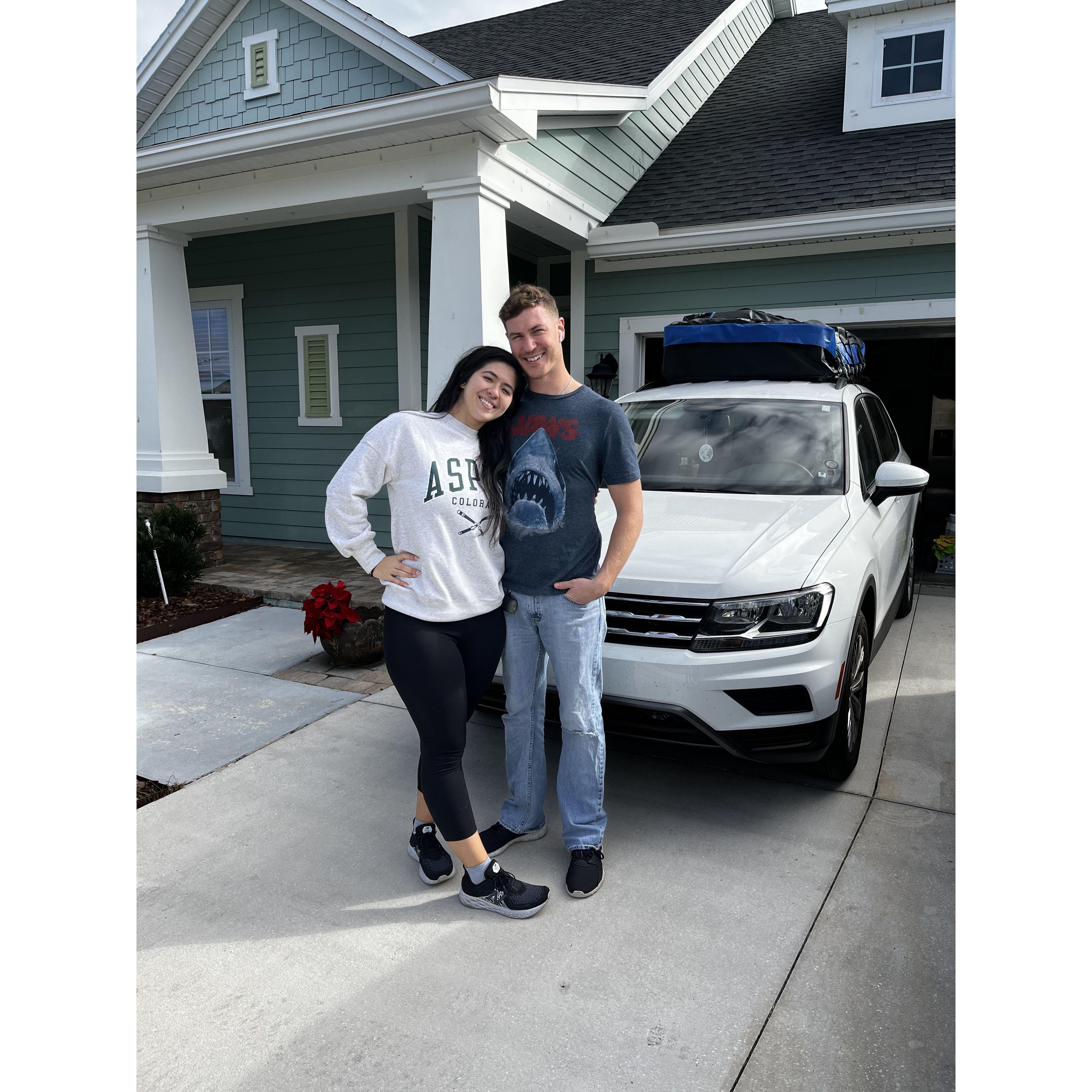 January 2022. Got rid of everything I owned except what could fit in my Tiguan and made the big move to Minnesota!