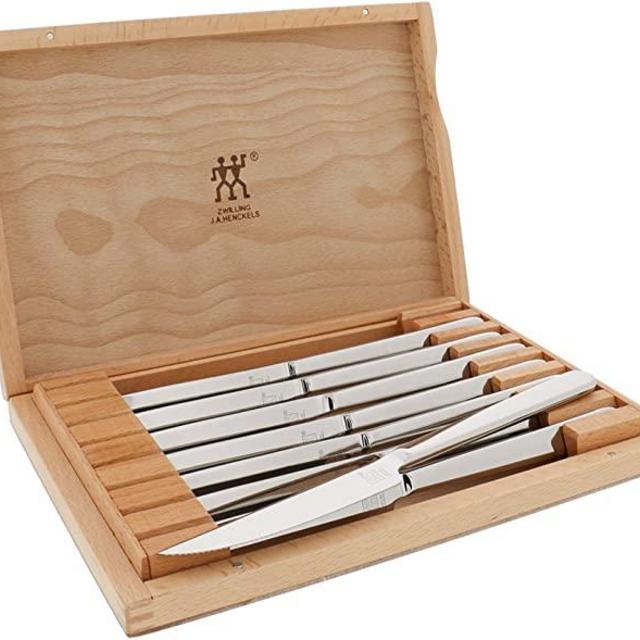 ZWILLING Steak Knife Set of 8, German Knife Set, Stainless Steel, Gift Set