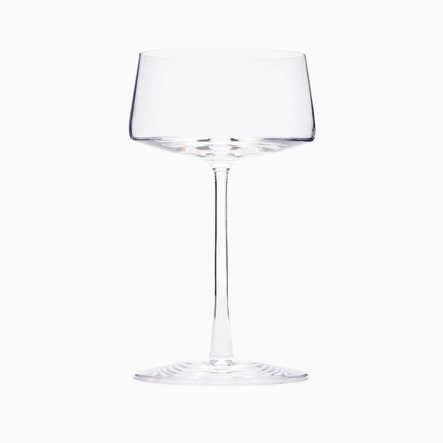 Horizon Collection, Champagne Coupe, Glass, Clear, Set of 4