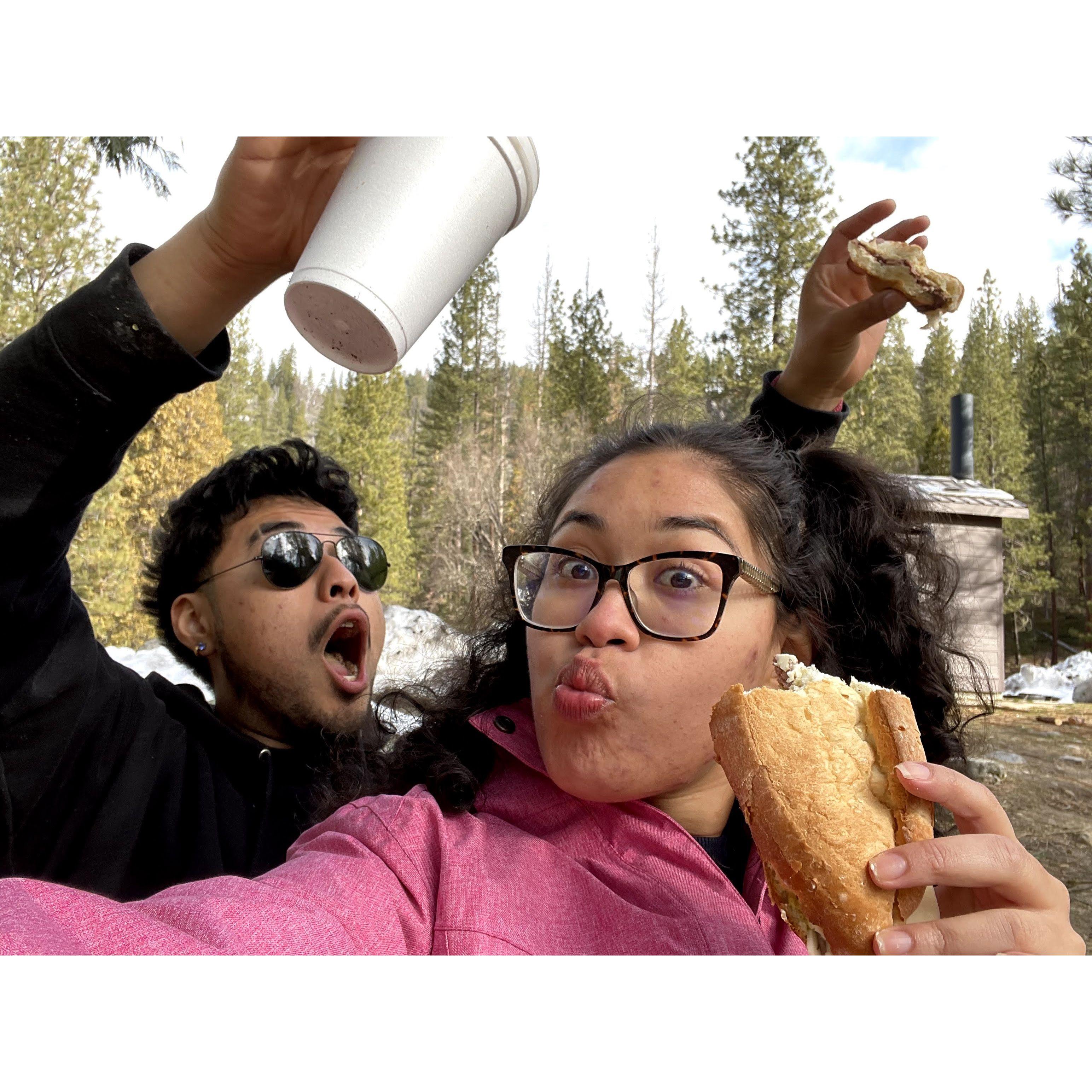 Tortas de Chavo everywhere we go!