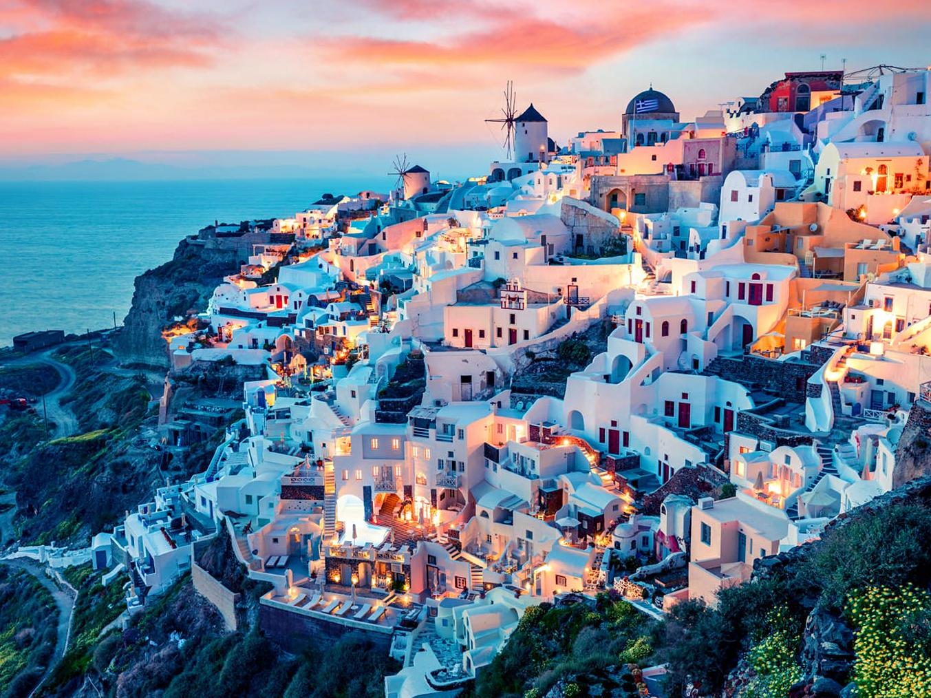 Sunset Dinner in Oia