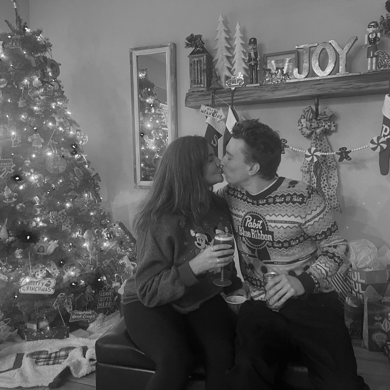 Our first Christmas as an engaged couple 💍🎄