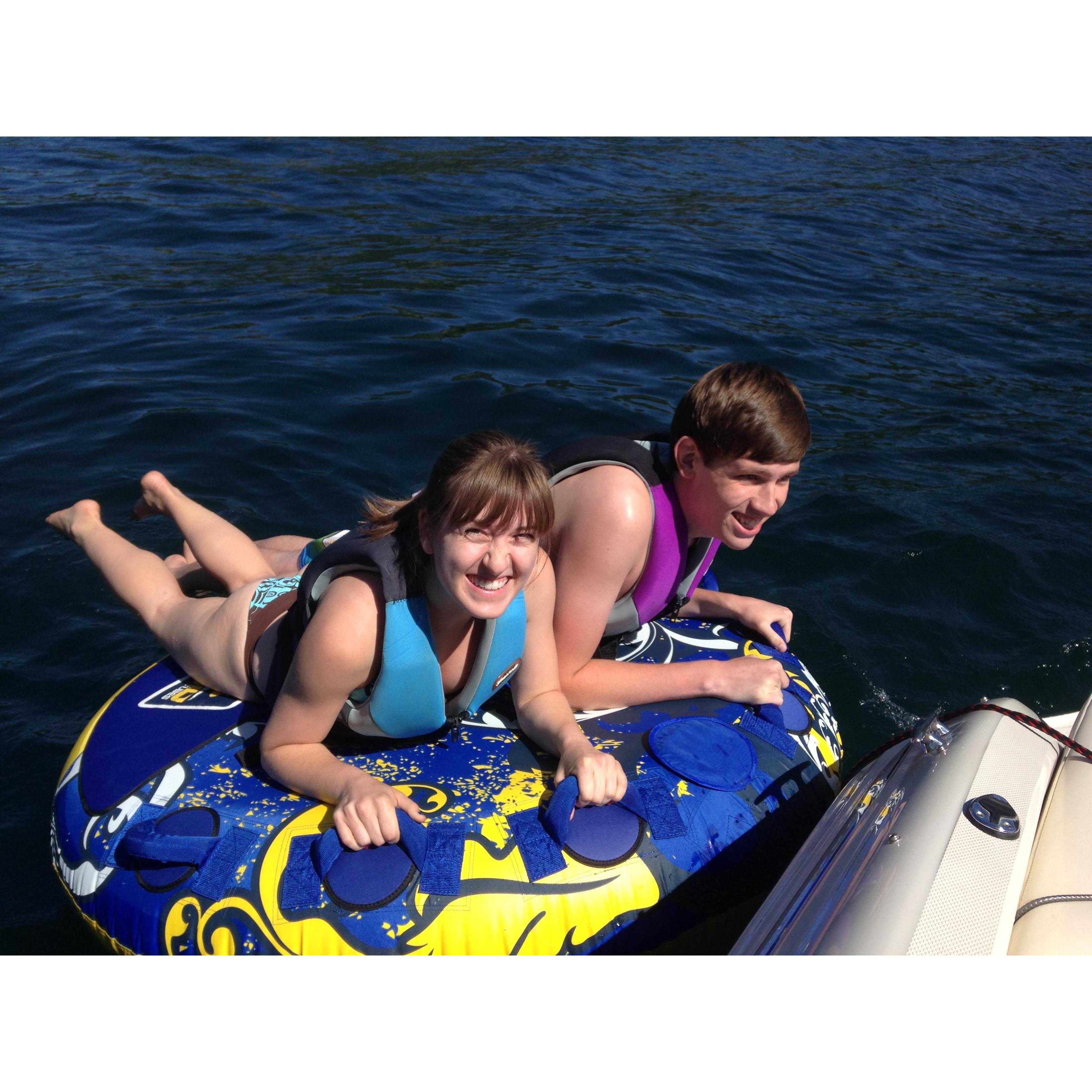 Playing on Donner Lake, 2014