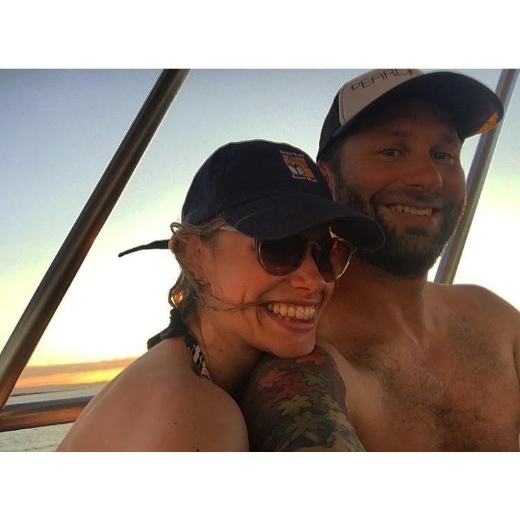 Sailing through the Galapagos and all we cared about was holding each other.