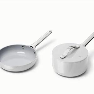 Mini Fry Pan & Sauce Pan Duo | Ceramic Non-Stick & Non-Toxic | Caraway