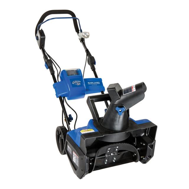 Snow Joe iON18SB Ion Cordless Single Stage Brushless Snow Blower with Rechargeable Ecosharp 40-volt Lithium-Ion Battery