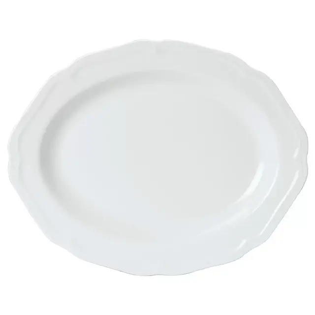 MikasaAntique White Porcelain Oval Platter