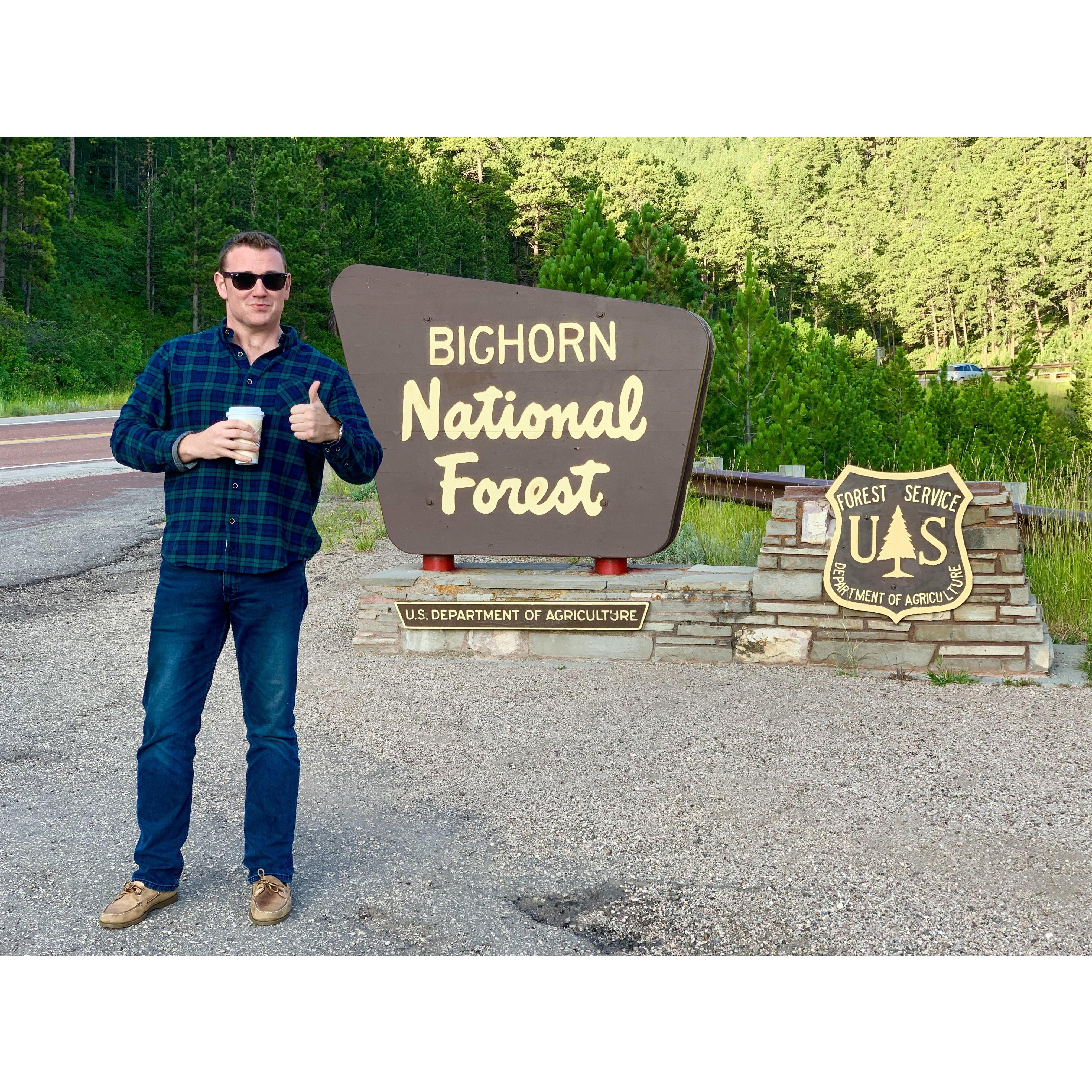 Surprise trip for Marty to the Big Horn Mountains August 2019.