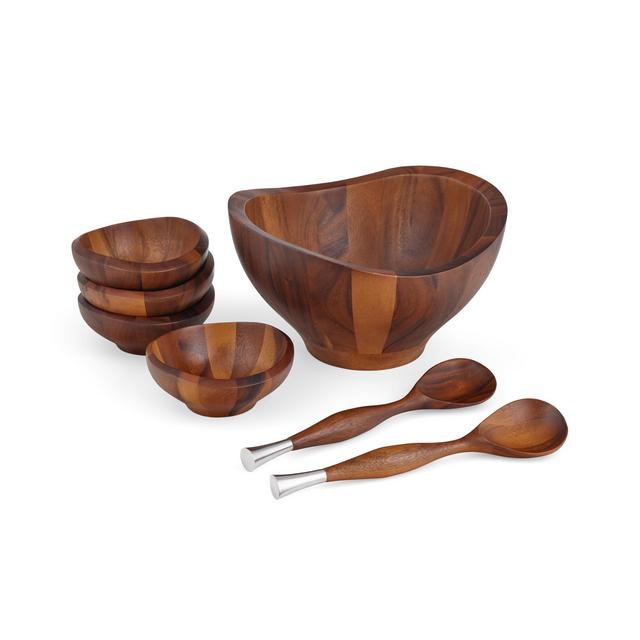 nambé Solstice 7-Pc Salad Set