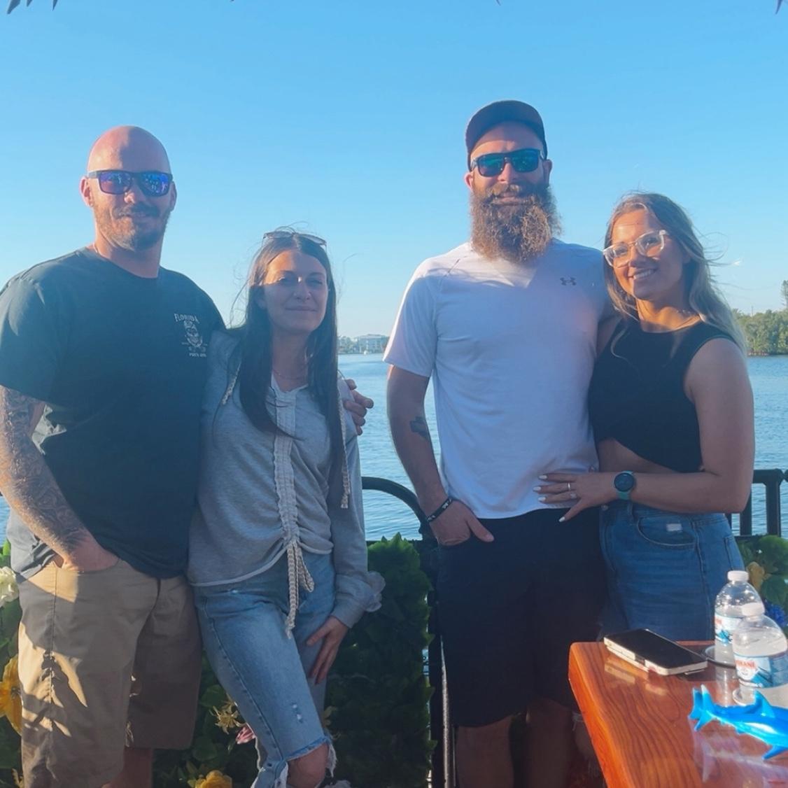 Before the sunset and after the dolphins with Brett & Heather Budde. π€
Siesta Key, FL