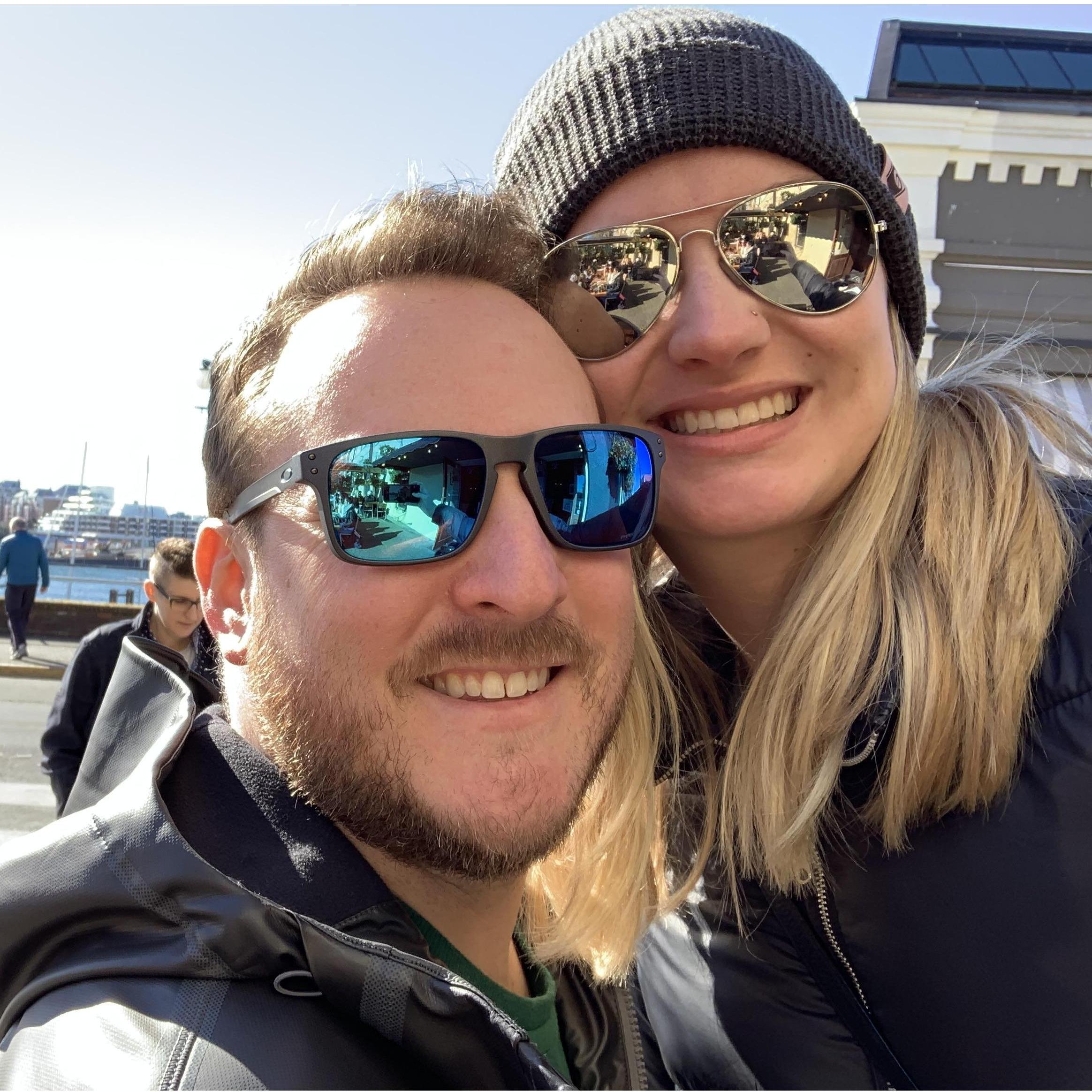 Our first International trip together to Victoria, Vancouver Island, Canada (March 2019)
