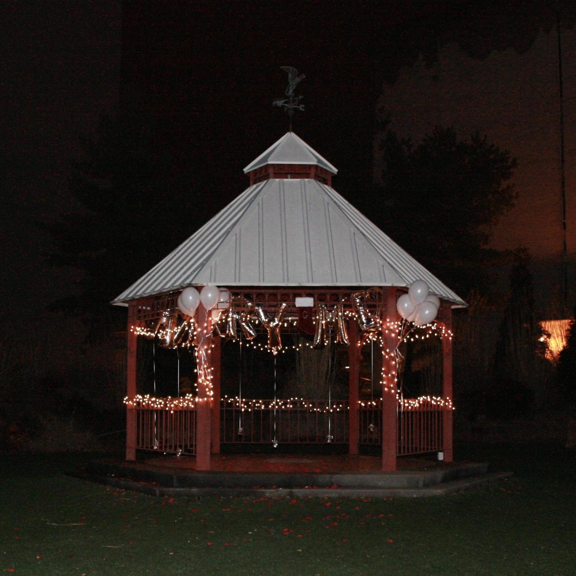 Where it all went down (s/o to Lezlie for designing this)!