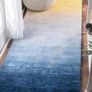 Hand Tufted Ombre Hertha Shaggy Runner