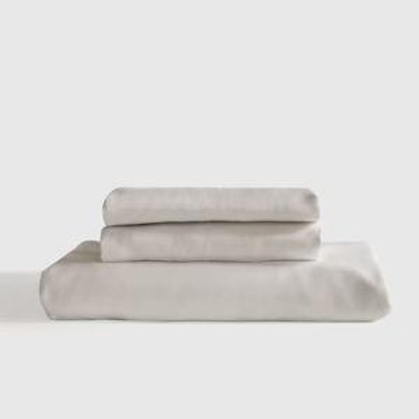 Bamboo Fitted Sheet Set in Sand / Cal King