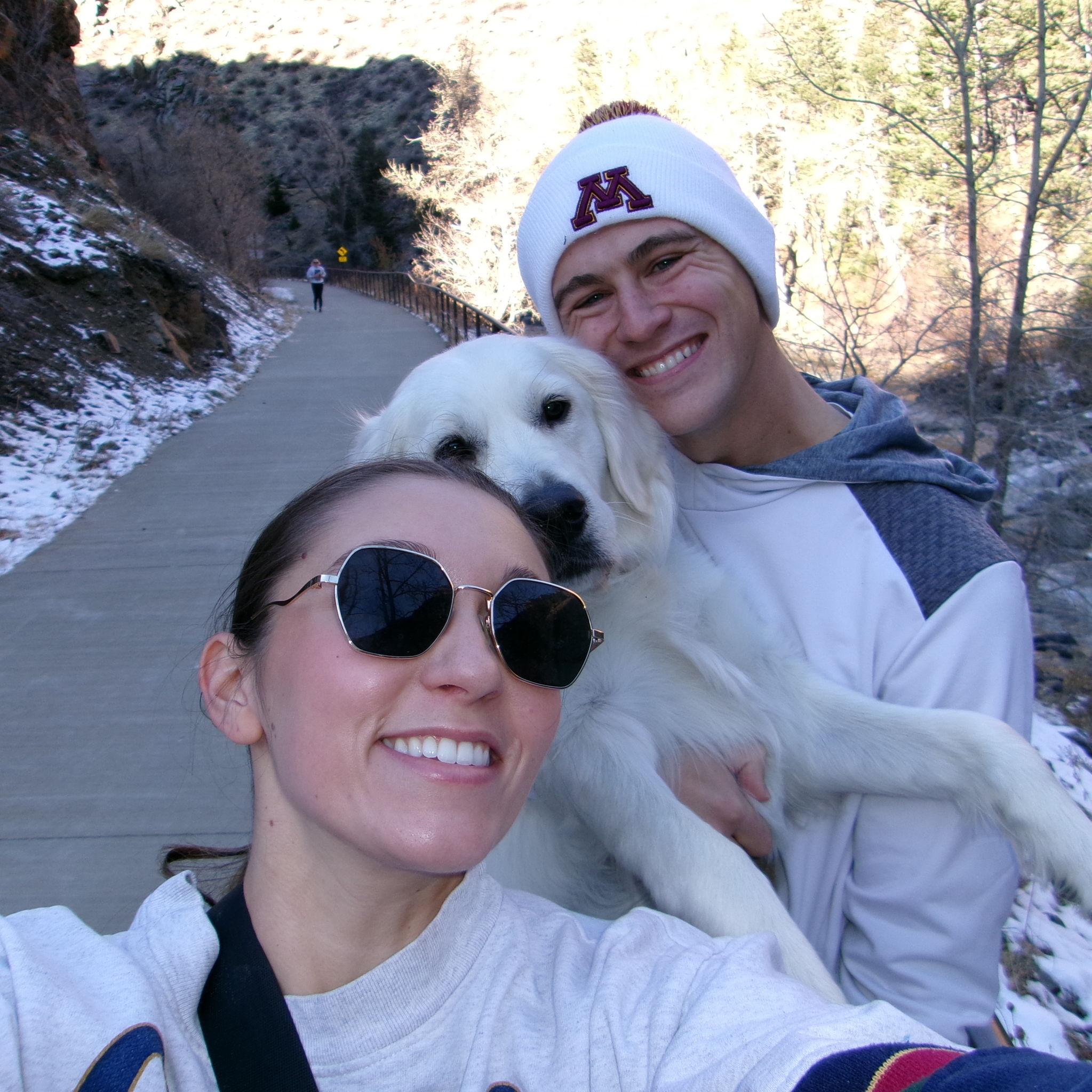 Us and our precious girl, Poppy.