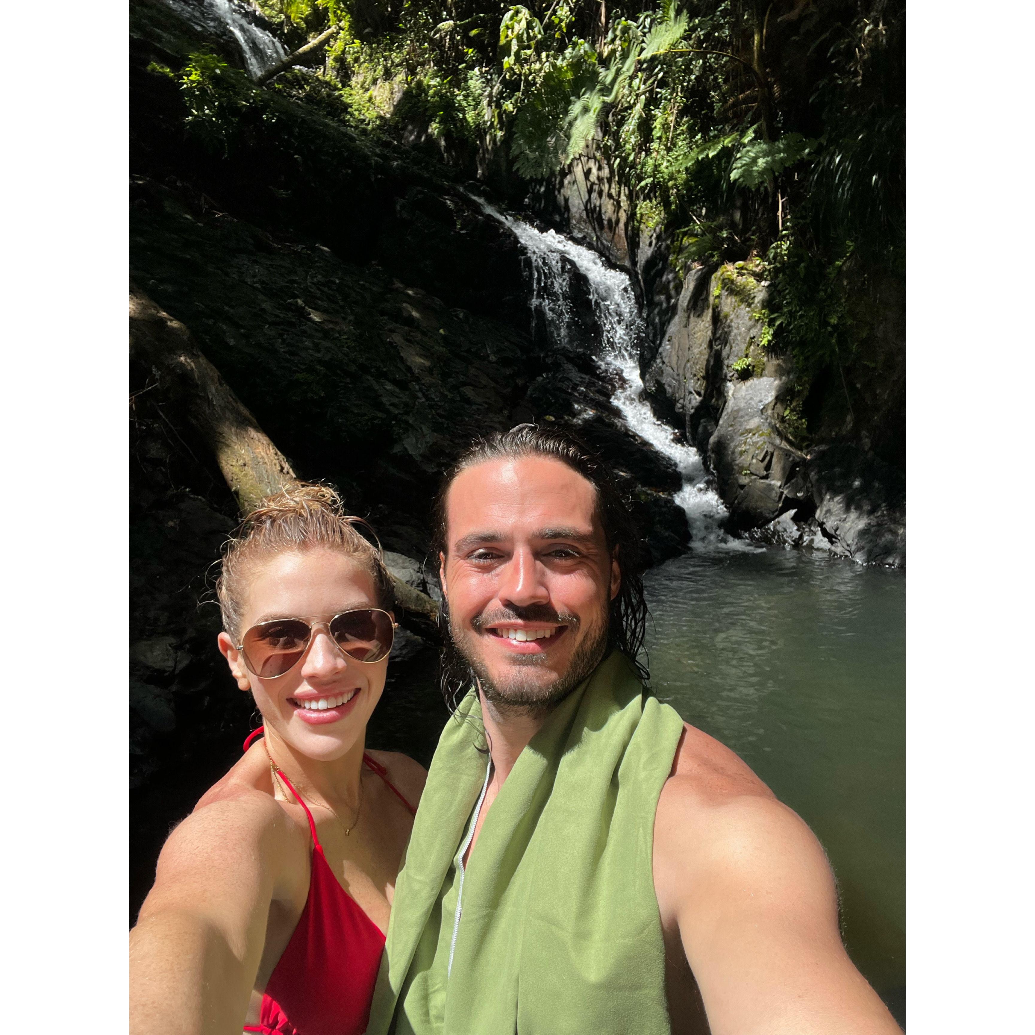 09/03/2023: Found a private swimming hole on a hike in El Yunque Rainforest in Puerto Rico