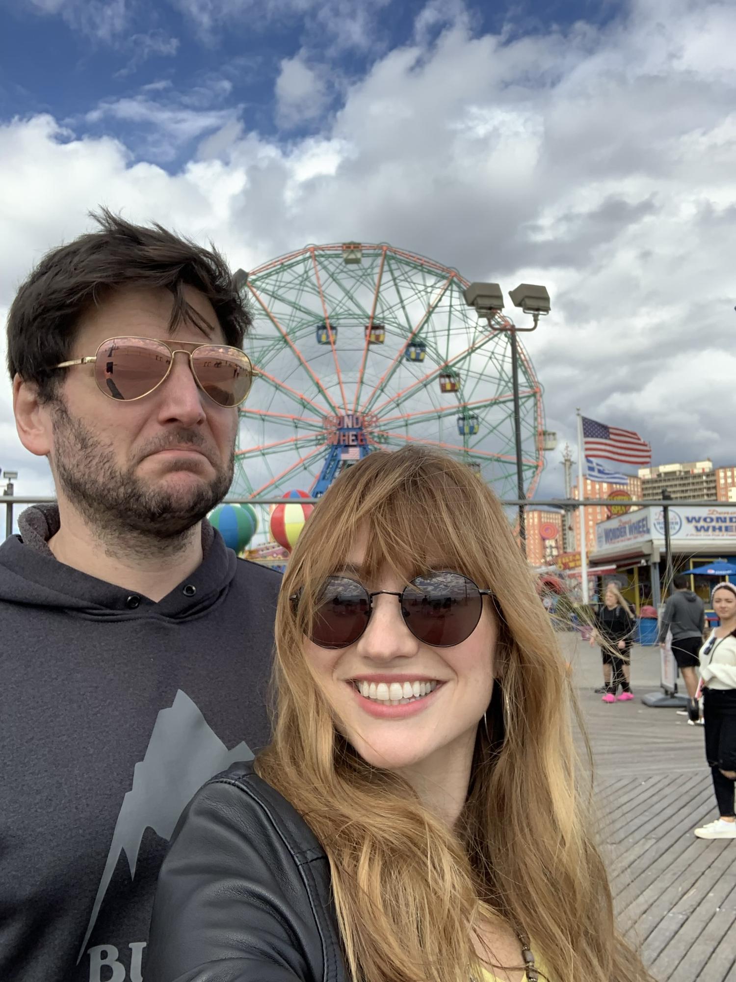 The infamous Coney Island (Adam calls this their first date while Mal argues semantics, saying many hangouts before this were dates)