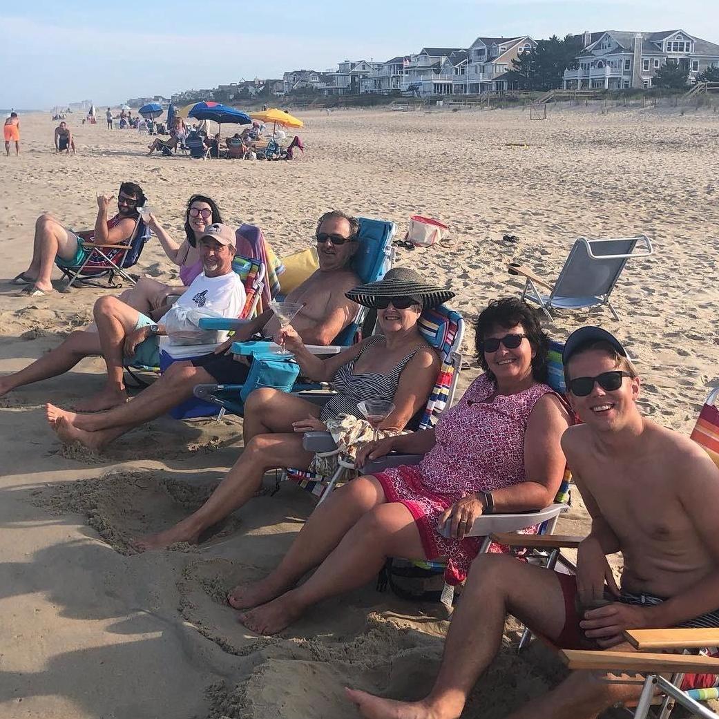 Borton family vacation where Michael impressed with his Heads Up skills