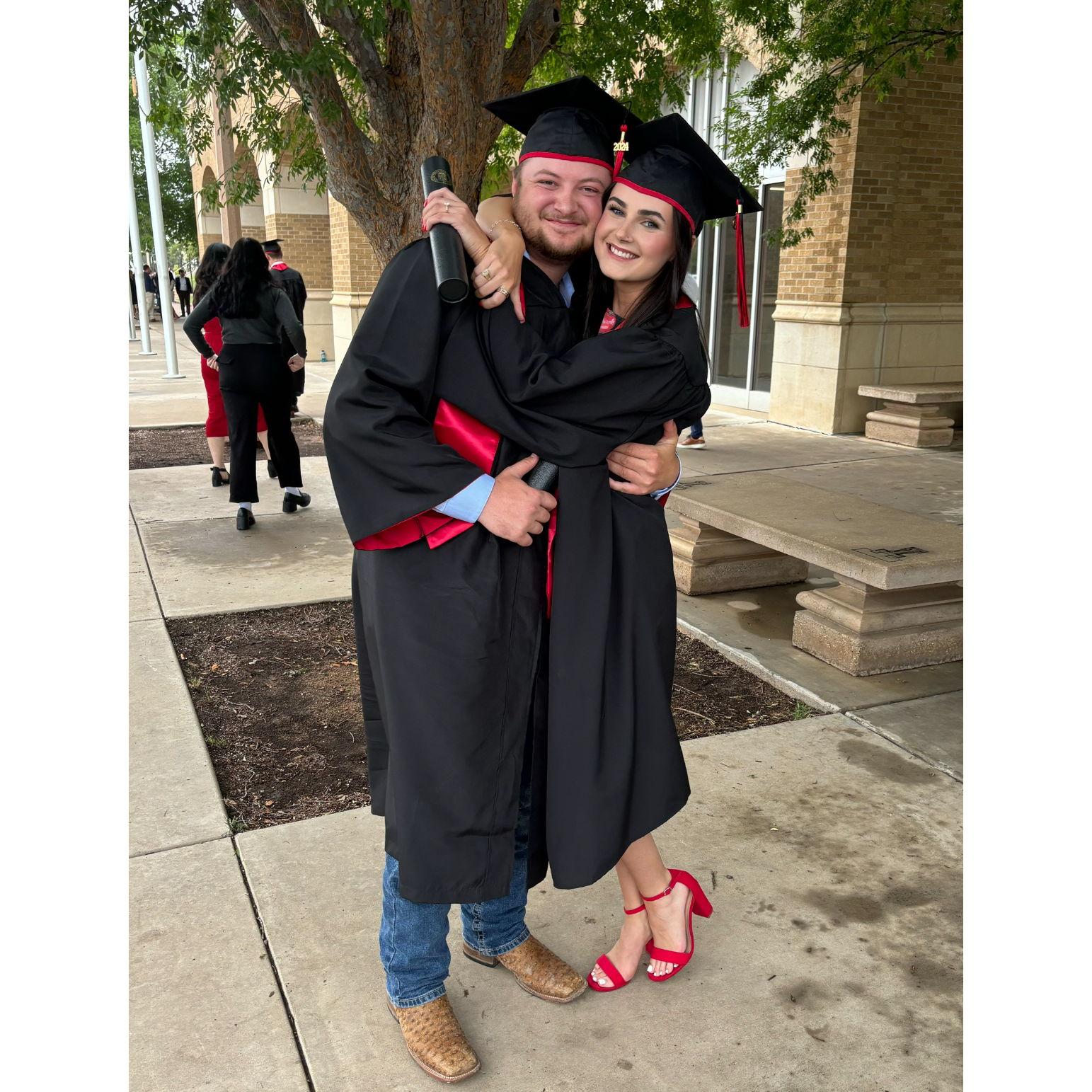 Graduating college together was so special!
