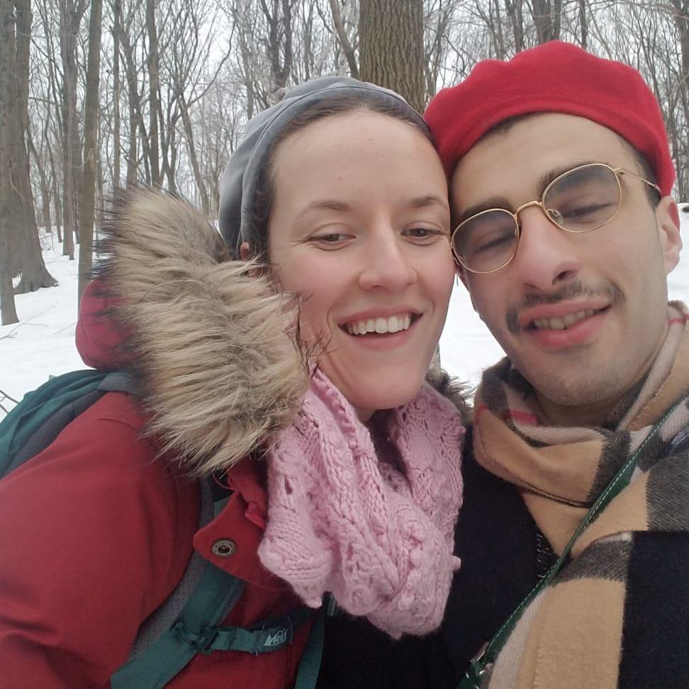 Us in the snow