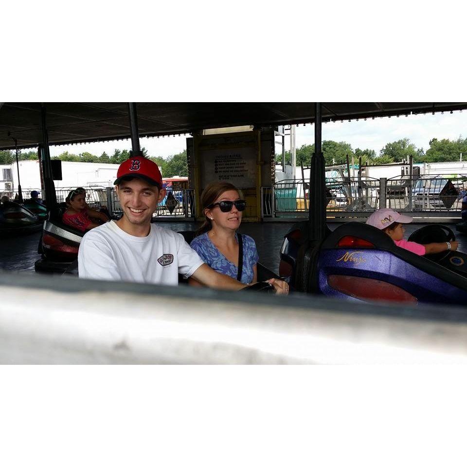 First Erie County Fair experience with Steven's family