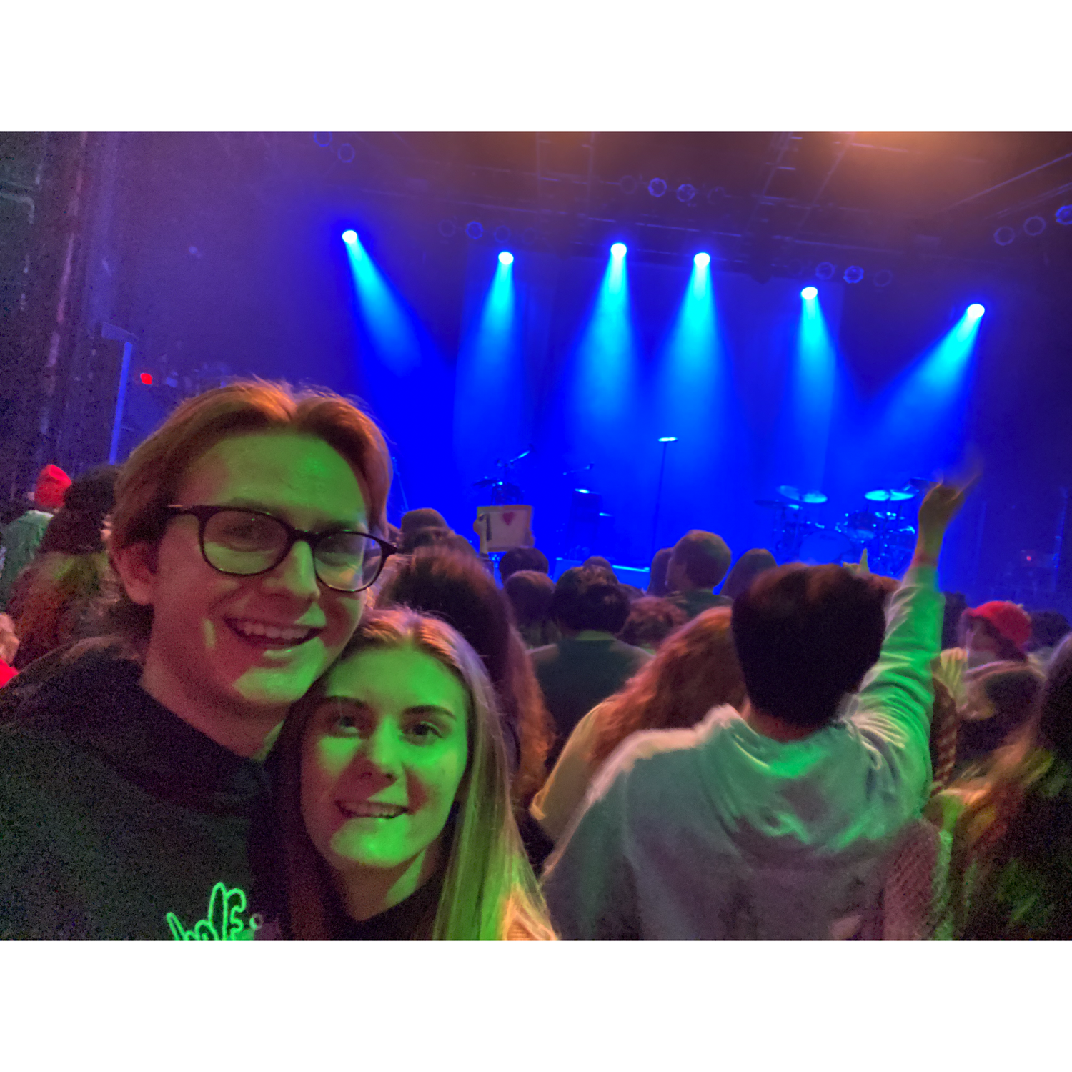 One of the many concerts we went to- this one was in Chicago