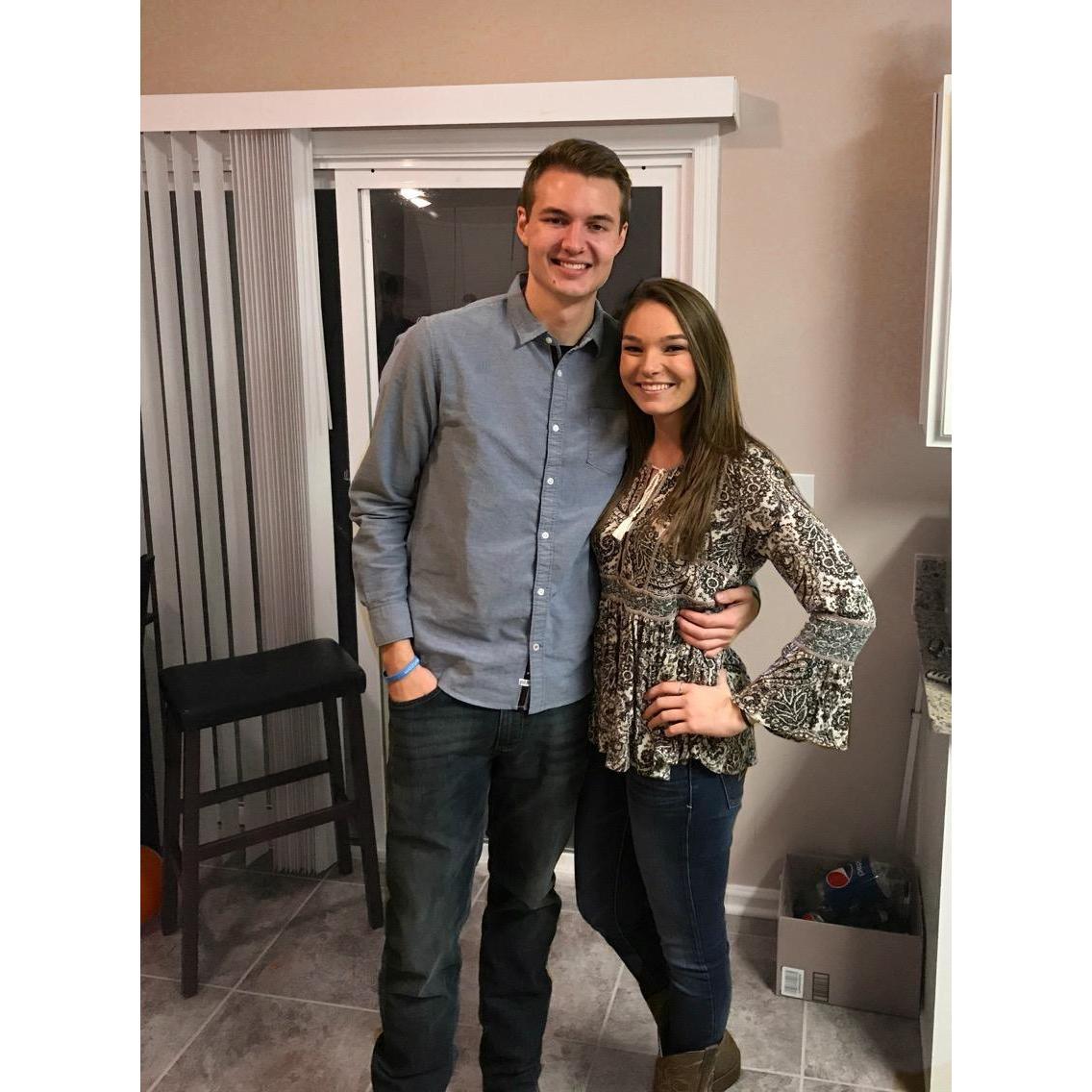 Olivia surprised Caleb with a party for his 22nd birthday!