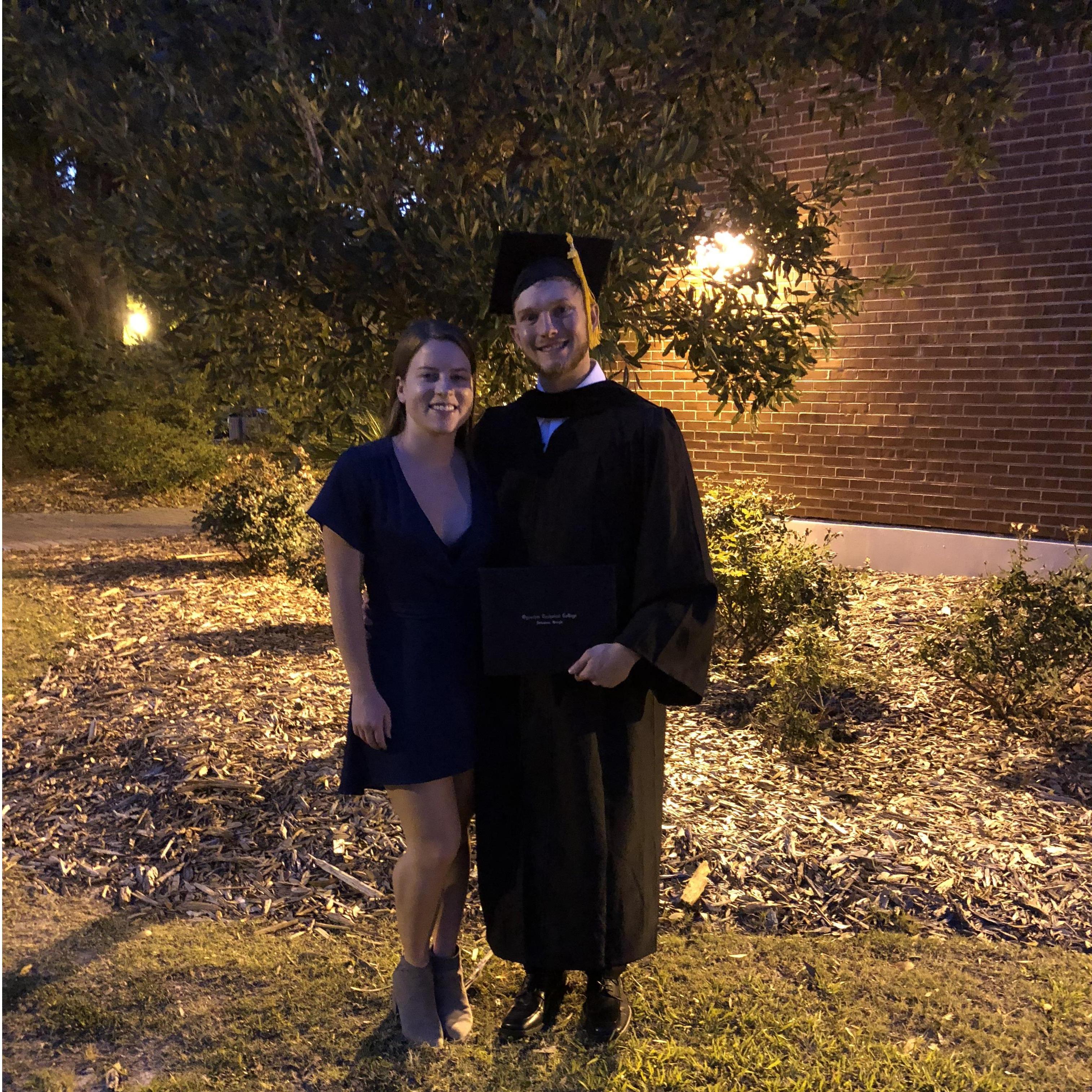 Josh getting his Associate's Degree!