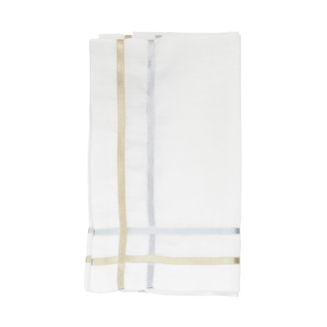 Juliska Metallic Ribbon Lattice Napkin