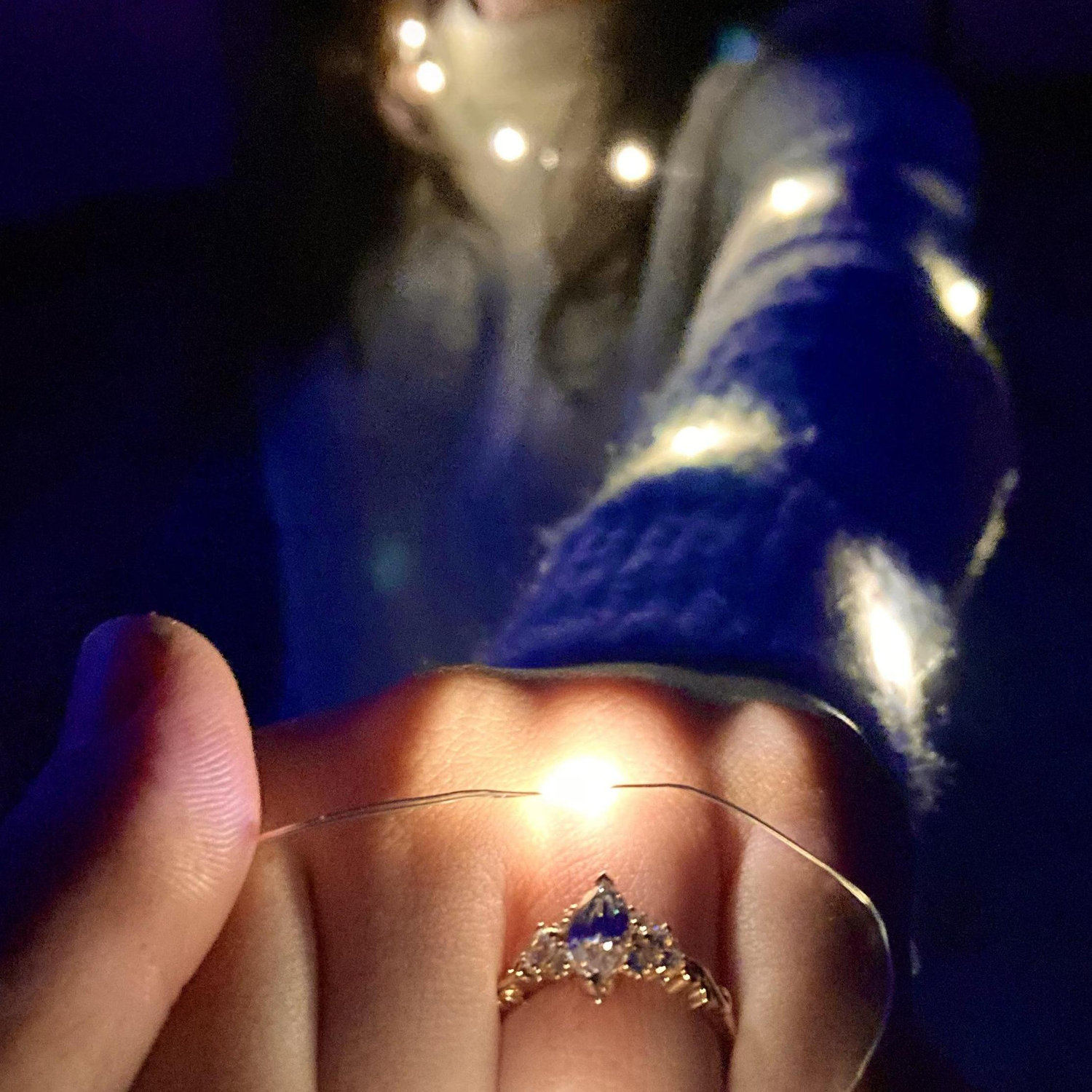 Date: December 4, 2021
Days Dating: #1,293
Day of Engagement: #1
Location: Lake Absegami, NJ
Moments after we got engaged!
