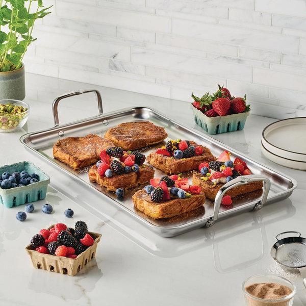Hestan Culinary, Provisions Double Burner Griddle | Zola
