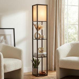 Shelf floor lamp